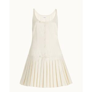 Orseund iris valerie pleated mini dress xs